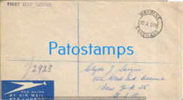 226348 AFRICA SWAZILAND COVER CANCEL YEAR 1949 CIRCULATED TO US NO POSTCARD - Autres - Afrique