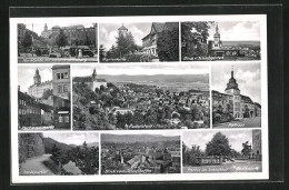 AK Rudolstadt I. Thür., Marktplatz, Marienturm, Rathaus  - Rudolstadt