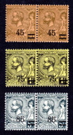 MONACO 1924 - Yvert N° 70/72 - Neuf ** / MNH - 3 Valeurs En Paires,  TB - Ongebruikt