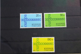 Zypern 359-361 Postfrisch Europa #VN437 - Usados