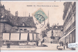 DIJON- PLACE EMILE ZOLA ET RUE MICHELET- LES GRANDS MAGASINS LYONNAIS - Dijon