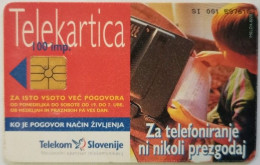 Slovenia 100 Unit  Chip Card - Kp Je Pogovor Nacin Zivljenja / MEPA ' 97 - Slowenien