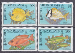 1990 British Virgin Islands 687-690 Marine Fauna 13,00 € - Marine Life