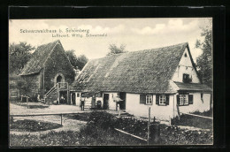 AK Schömberg /Schwarzw., Schwarzwaldhaus Mit Spitzgiebeligem Nebengebäude  - Schömberg