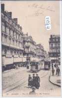 ANGERS- PLACE DU RALLIEMENT ET RUE LENEPVEU- LES TRAMWAYS- - Angers