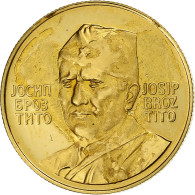 Yougoslavie, Médaille, Commémorative De Tito, 1973, Or, SPL - Altri & Non Classificati