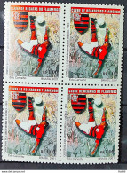 C 2430 Brazil Stamp Football Flamengo Romário 2001 Block Of 4 - Unused Stamps