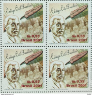 C 2407 Brazil Stamp Clovis Bevilaqua Journalism Law 2001 Block Of 4 - Neufs