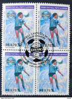 C 2406 Brazil Stamp Football Gremio 2001 Block Of 4 CBC RS - Neufs