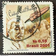 C 2407 Brazil Stamp Clovis Bevilaqua Journalist 2001 Circulated 1 - Usati