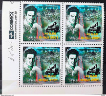 C 2396 Brazil Stamp Bernardo Sayao Agronomy Health Brasilia 2001 Block Of 4 Vignette Correios - Ungebraucht