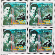 C 2396 Brazil Stamp Bernardo Sayao Agronomy Health Brasilia 2001 Block Of 4 - Ungebraucht