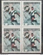 C 2401 Brazil Stamp Football Vasco Da Gama Ship 2001 Block Of 4 02 - Ungebraucht