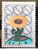 C 2380 Brazil Stamp World No Tobacco Day Flor 2001 - Ungebraucht