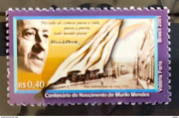 C 2378 Brazil Stamp Poet Murilo Mendes Literature 2001 - Neufs