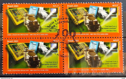 C 2372 Brazil Stamp Brazilian Literature A Life For The Good Book 2001 Block Of 4 CBC - Ongebruikt