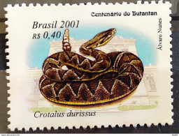 C 2368 Brazil Stamp Butantan Institute Snake 2001 - Ungebraucht