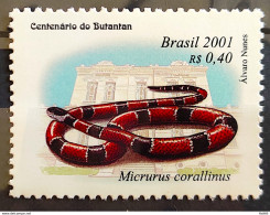 C 2369 Brazil Stamp Butantan Institute Snake Coral 2001 - Unused Stamps