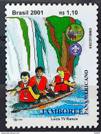 C 2362 Brazil Stamp Jamboree Scouting Canoeing Waterfall 2001 - Unused Stamps