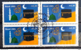 C 2357 Brazil Stamp Religion Muslim Islam 2001 Block Of 4 CBC - Ungebraucht