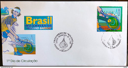 Brazil Envelope FDC 706 Roland Garros Gustavo Keurten Guga Tenis 2001 - Nuovi