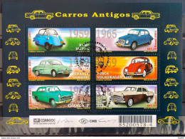 B 120 Brazil Stamp Vintage Cars Romi Iseta DKW Gordini Fusca Simca Chambord Aero Willys 2001 CBC - Nuovi