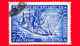 ARGENTINA - Usato - 1953 - 50 Anni Della Nave Di Salvataggio 'Uruguay' - 50 - Usados