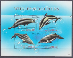 2010 Gambia 6177-6180KL Marine Fauna - Dolphins 7,50 € - Delfine