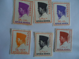 INDONESIA   MNH   6  STAMPS     KINGS - Indonesia