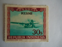 INDONESIA   MNH   STAMPS AIR OVERPRINT RESMI 30S - Indonesia