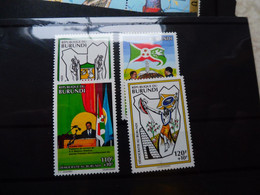 Burundi 1050/1053 Mnh Neuf ** ( 1994 ) Democratie - Ungebraucht