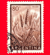 ARGENTINA - Usato - 1955 - Agricoltura - Grano - Wheat - 80 - Gebruikt