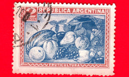 ARGENTINA - Usato - 1955 - Prodotti Del Paese - Frutta - 2 - Used Stamps