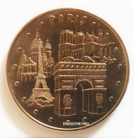 Monnaie De Paris 75.Paris - Les 4 Monuments De Paris 2006 S - Revers 1998 - 2006