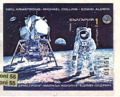 1990 Space Research  S/S Imperforate – MNH  BULGARIA  / Bulgarie - Nuevos