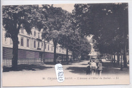 URIAGE-LES-BAINS- L AVENUE ET L HOTEL DU ROCHER - Uriage