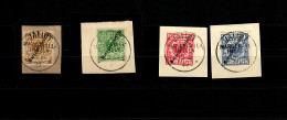 Marshall-Inseln 1899, MiNr. 1-4 (1Ia, 2I Mit BPP Attest), Gestempelt Jaluit - Marshall Islands