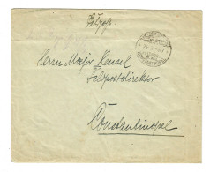 1917: Konstantinopel MIL. MISS, 3. Türkische Armee Vom Generalstabschef - Feldpost (postage Free)