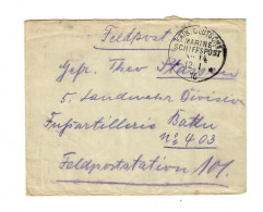 1916 KDMSP No 14, General Auf Feldpostbrief, Siehe Beschreibung - Feldpost (franqueo Gratis)