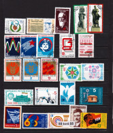 1986 Lot - 25 Differently Stamp-set Only Compl.- Used(O) Bulgaria/Bulgarie - Usados