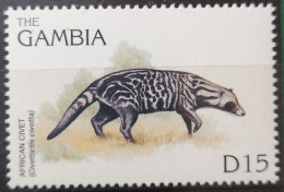 Gambia 1996 Civet Katze Halbkatze Mi 2330** - Gambie (1965-...)