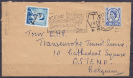 Grande Bretagne - L. Affr. 4d Flam. WALLASEY /9 FEB 1960 Pour OSTENDE - Taxé 4f (N°926) - Covers & Documents