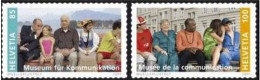 Switzerland 2007 Set Of 2 - Plastic Lenticular Motion 3D Stamps - Unusual - Ungebraucht