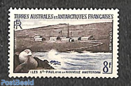 French Antarctic Territory 1956 8f, Stamp Out Of Set, Mint NH, Nature - Science - Sea Mammals - The Arctic & Antarctica - Neufs