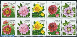 Sweden 2001 Roses 10v [++++], Mint NH, Nature - Flowers & Plants - Roses - Neufs