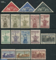 Spain 1930 Columbus 16v, Mint NH, History - Transport - Explorers - Ships And Boats - Unused Stamps