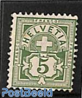 Switzerland 1906 5c. Green, Stamp Out Of Set, Unused (hinged) - Unused Stamps