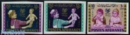 Afghanistan 1964 UNICEF Day 3v Imperforated, Mint NH, History - Unicef - Afghanistan