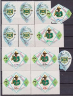 Sierra Leone 1969 Scout Set - Diamond Jubilee Of Scouting - Unusual Shaped Stamps - Sierra Leone (1961-...)
