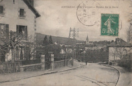 A27- 87) AMBAZAC (HAUTE VIENNE) ROUTE DE LA GARE - Ambazac